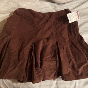 Brown cordur skirt from tjmax